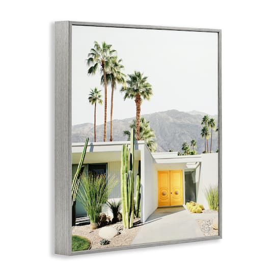 Stupell Industries Palm Springs House Photography Framed Giclee Art